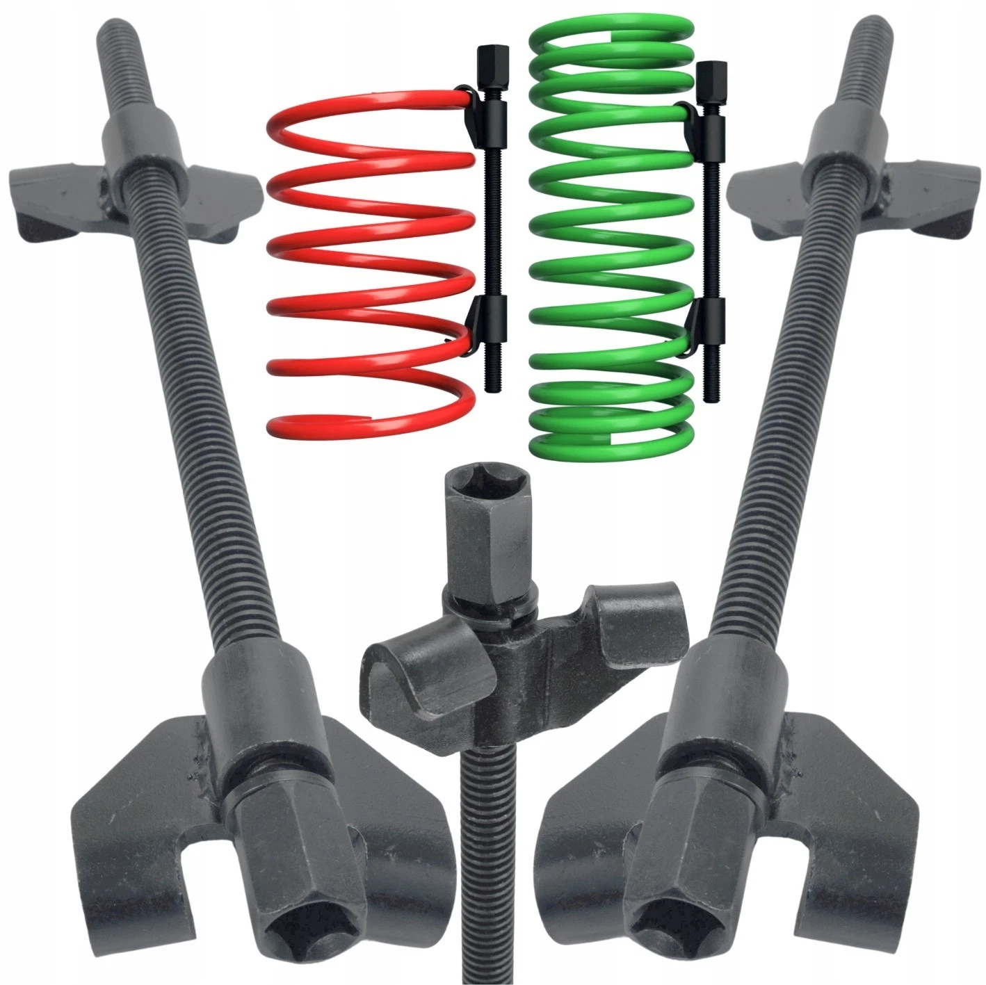 Compressore Smonta Molle Ammortizzatori Estrattore Smontaggio Auto 38 cm 2 Pezzi